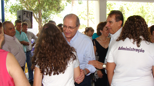 Visita do secretário de desenvolvimento Geraldo Alckmin