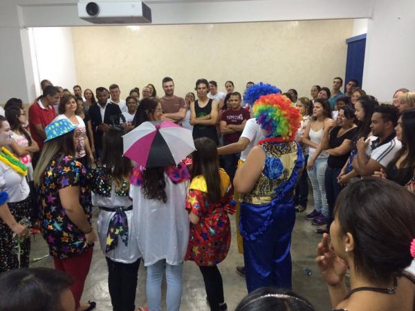 RECEPÇÃO DOS ALUNOS 1º MÓDULO DO CURSO TÉCNICO EM ENFERMAGEM