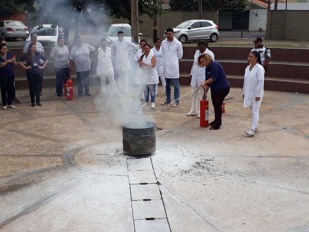 Treinamento de funcionários incêndio