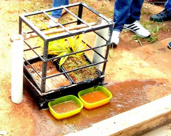 Alunos do ensino médio participam do projeto água  Educar para não faltar