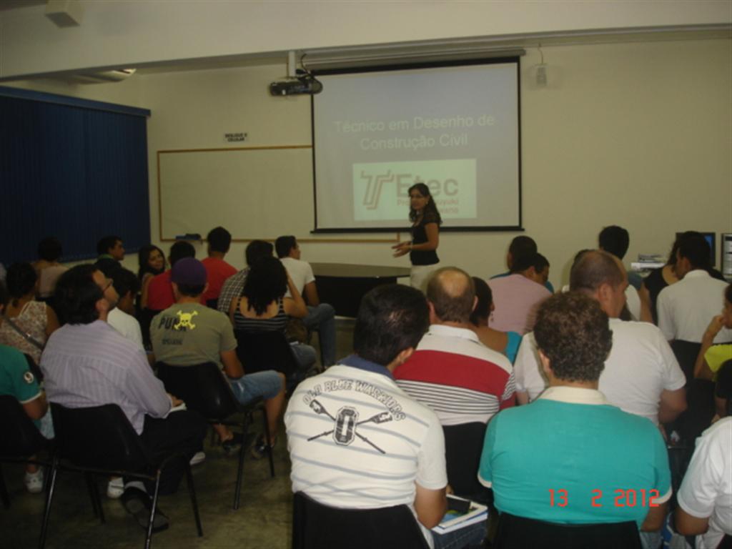 Recepção Novos Alunos - Desenho de Construção Civil