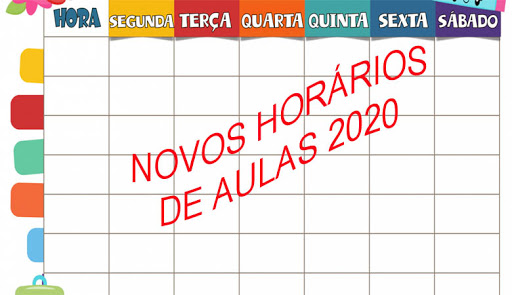 Hor�rio de Aula 2� Semestre 2020