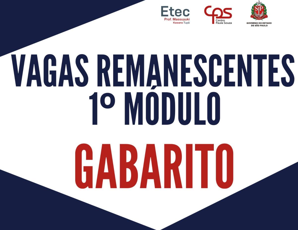 GABARITO OFICIAL PARA O SITE