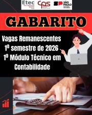 Gabarito  Vagas Remanescentes de Contabilidade