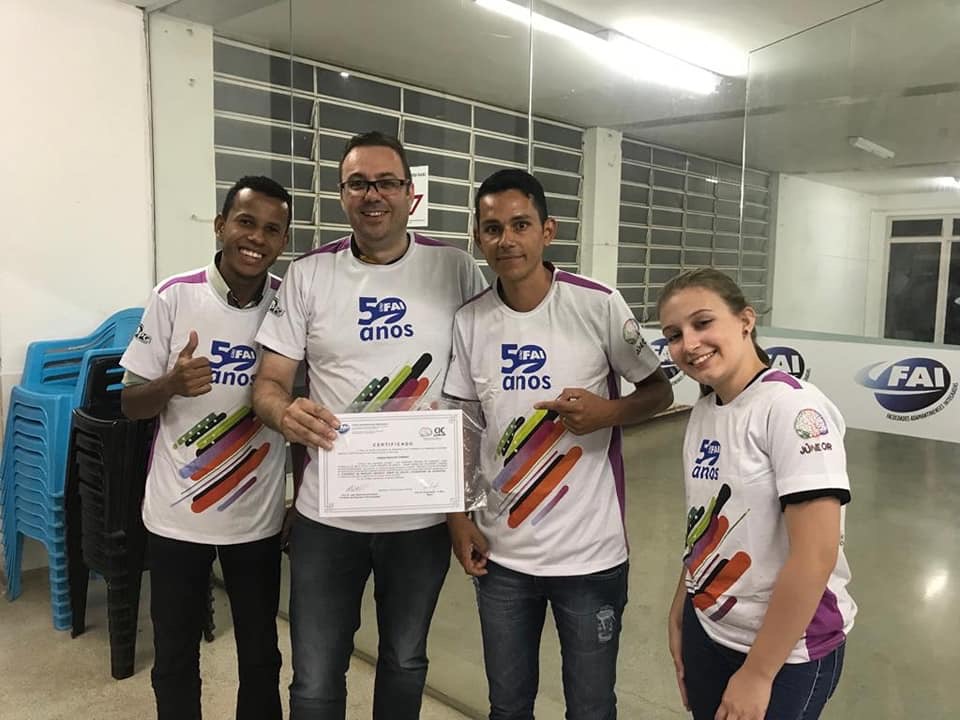 ALUNOS DO 3� M�DULO DE DESENHO PARTICIPAM DO CICFAI 2018