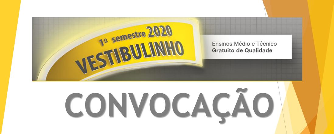 Convocados para matr�culas - 1� Chamada